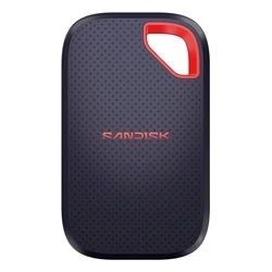 SanDisk External SSD 4 TB (SDSSDE70-4T00-G25) — USB 3.2 Gen 2x2, Read speed 2000 MB/s — Red/Blue