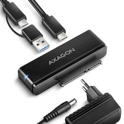 Θήκη για Σκληρό Δίσκο Axagon Usb-C/Sata 6G/10Gbps 0.6M Adsa-Fpx