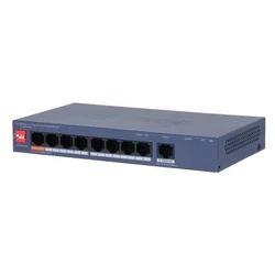 Διακόπτης DAHUA CS4009-8ET1GT-60 Managed L2, 9 θυρών (8 PoE + 1 uplink), 60W PoE