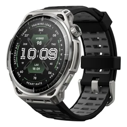 Amazfit Balance 3 Stainless Steel 51mm Αδιάβροχο Smartwatch με Παλμογράφο (Ασημί)