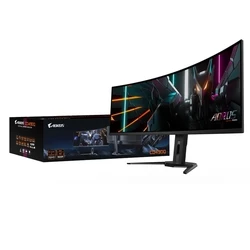 Gigabyte AORUS CO49DQ EK 49" Ultrawide OLED Καμπύλη Gaming Οθόνη 5120x1440 144Hz