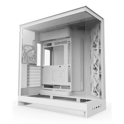 NZXT H9 Flow Gaming Midi Tower Κουτί Υπολογιστή με Πλαϊνό Παράθυρο Λευκό