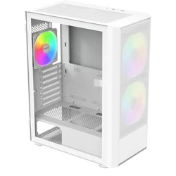 Montech X2 Plus Gaming Midi Tower Κουτί Υπολογιστή ARGB Λευκό