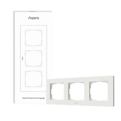 Smart Switch Aqara Frame H2 (3-Gang)/White Fe-X02D-W