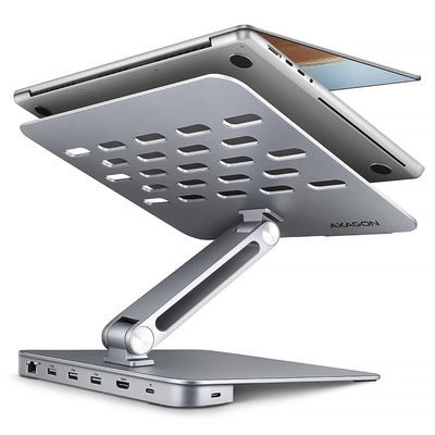Product Docking Station Axagon Stand 10-16" + I/O Hub/7In1 Hmc-Stnd base image