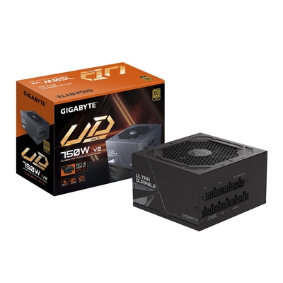 Product Τροφοδοτικό 750W Gigabyte / Ud750Gm Pg5 V2 / Atx 3.1 / 80 Plus Gold / Gp-Ud750Gmpg5V2 base image