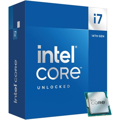 Product CPU Intel Core I7 / I7-14700K / Raptor Lake / Cores 20 / 33Mb / Bx8071514700Ksrn3X base image