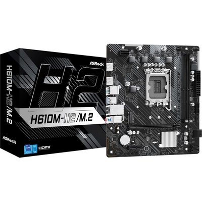 Product Motherboard ASRock / Intel H610 / Lga1700 / Micro-Atx / DDR4 / H610M-H2/M.2 base image