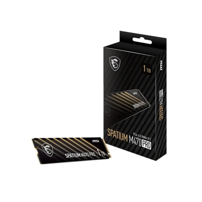 Product Σκληρός Δίσκος M.2 SSD 1TB MSI / Spatium M470 Pro / Pcie Gen4 / Nvme / 3D Nand / S78-440L0J0-P83 base image