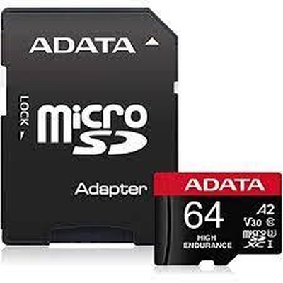 Product Κάρτα Μνήμης MicroSdxc 64GB Adata W/Adap./Ausdx64Gui3V30Sha2-Ra1 base image