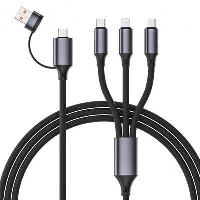 Product Καλώδιο USB Gembird Charging 4In1 1.5M/Cc-USB2S-Acm31-1.5M base image
