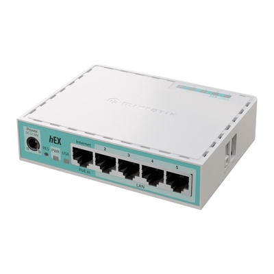 Product Router Mikrotik 10/100/1000M 5P Hex/E50Ug base image