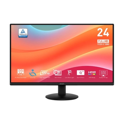 Product Monitor 23.8" MSI Business Ips / 1920X1080 / 100Hz / Black / Promp242L base image