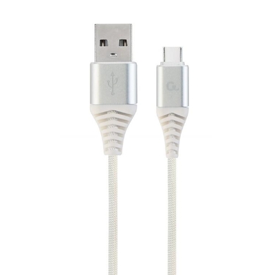 Product Καλώδιο USB Gembird Usb-C 2M Silver White Cc-Usb2B-Amcm-2M-Bw2 base image