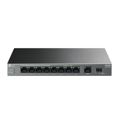 Product Network Switch TP-Link Ls1210Gp 9X10Base-T 1Xsfp Poe+ Ports 8 Ls1210Gp base image