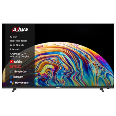 Product Τηλεόραση Dahua 43" 4K/Smart 3840X2160 Android Tv Black Dhi-Ltv43-Sd400	 base image