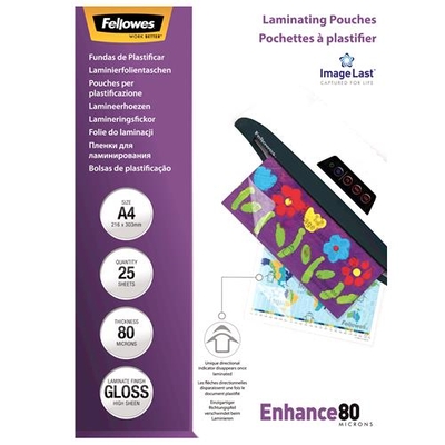 Product Ζελατίνες Πλαστικοποίησης Fellowes Imagelast/A4 80 25Pcs 5396205 base image