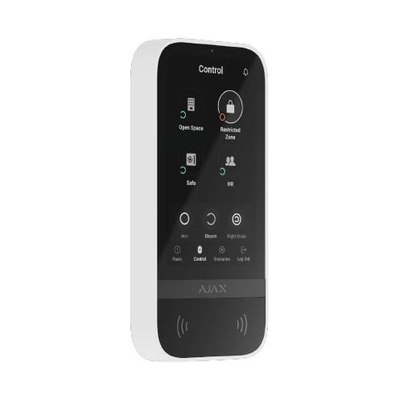 Product Πληκτρολόγιο Συναγερμού Ajax Wrl Touchscreen/Asp White 58455 base image