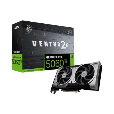 Product Κάρτα Γραφικών MSI Nvidia Geforce Rtx 5060 Ti / 16 Gb / Gddr7 / 128 Bit / Pcie 5.0 16X base image