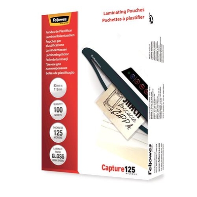 Product Ζελατίνες Πλαστικοποίησης Fellowes Glossy Card/125 100Pcs 5307101 base image
