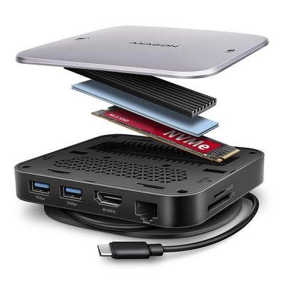 Product Docking Station Axagon Nvme/Sata 9In1 Hmc-Ufo base image