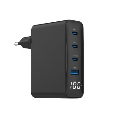 Product Φορτιστής Πρίζας Gembird USB 100W 4Port Gan/Ta-Uc-Pdqc100Lcd-01-Bk base image
