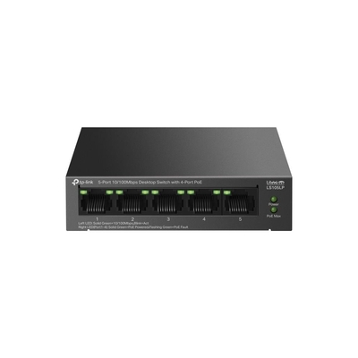 Product Network Switch TP-Link Ls105Lp 5X10Base-T 100Base-Tx Poe Ports 4 Ls105Lp base image