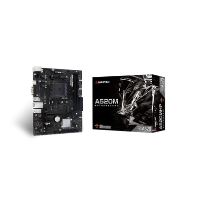 Product Μητρική Κάρτα Biostar Amd A520 Sam4 Micro-Atx DDR4 Slots 2 2Xpci-E 3.0 1X 1Xpci-E 3.0 base image