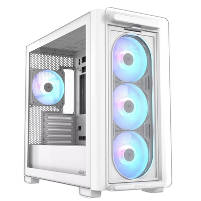 Product Κουτί Η/Υ Asus A23 Plus Midi Transparent Miniitx White A23Plustg/Argbwhite base image