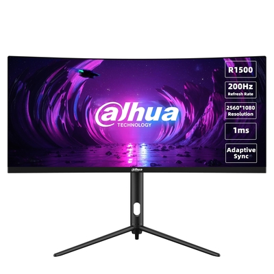 Product Monitor 30" Dahua Dhi-Lm30-E330Ca / Gaming / Curved / VA / 2560X1080 / 200Hz / Black base image