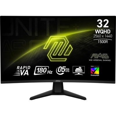 Product Monitor 31.5" MSI Mag 32Cq6F / Gaming/Curved / VA / 2560X1440 / 180 Hz / 0. Mag32Cq6F base image