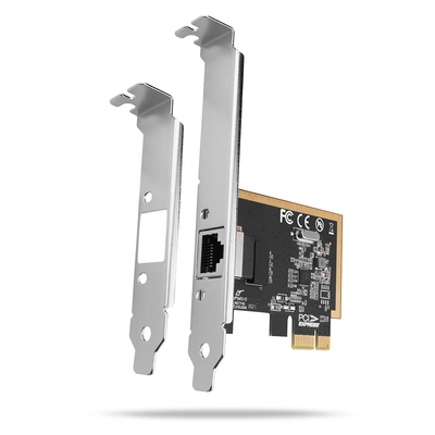 Product Κάρτα PCIe Axagon 1Gbe 1Port/Sp&Lp Pcee-Grf base image