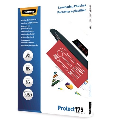 Product Ζελατίνες Πλαστικοποίησης Fellowes Glossy/A3 175 100Pcs 5308803 base image