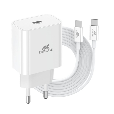 Product Φορτιστής Πρίζας Rivacase White Ps4101 Wd4 base image