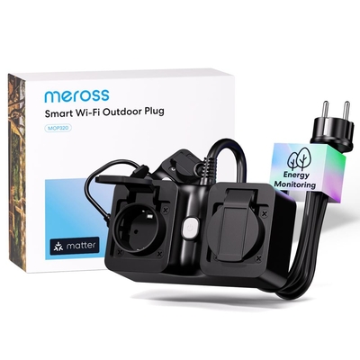 Product Smart Πολύπριζο Meross Home Wi-Fi Plug/Indoor/Outd Mop320Ma-Eu base image