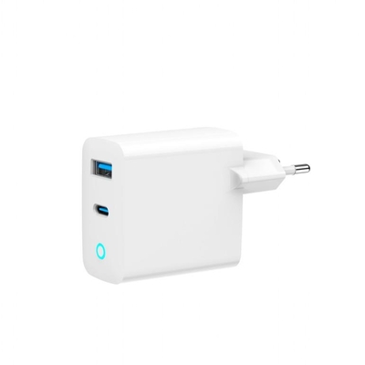 Product Φορτιστής Πρίζας Gembird 45W 2Port Gan Ta-Uc-Pdqc45L-W-01 base image