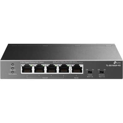 Product Network Switch TP-Link Tl-Sg1005P-Pd 5X10Base-T Poe+ Ports 5 Tl-Sg1005P-Pd base image
