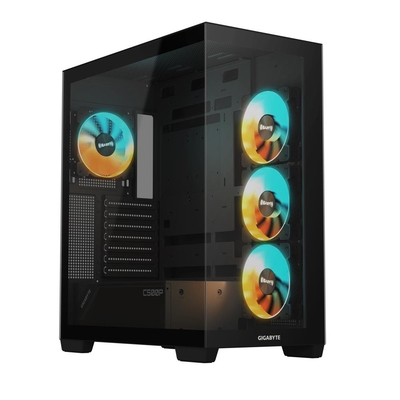 Product Κουτί Η/Υ Gigabyte Gb-C500P St Midi Transparent Atx Miniitx Black base image