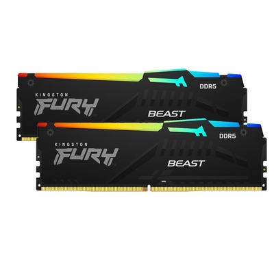 Product Μνήμη RAM Σταθερού DDR5 16GB Kingston 6000/K2 Kf560C30Bbeak2-16 base image