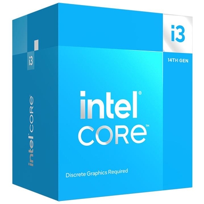 Product CPU Intel Desktop Core I3 I3-14100F Raptor Lake 3500 Mhz Cores 4 12Mb base image