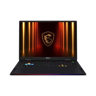 Product Laptop MSI 18" Raider / 18 Hx Ai A2Xwjg / Core Ultra / U9-285Hx / 64GB/ SSD 2TB+2TB / Nvidia Geforce Rtx 5090 / 24Gb / Win11Home / Black (Rdr18Hxaia2Xwjg-232Nl) base image