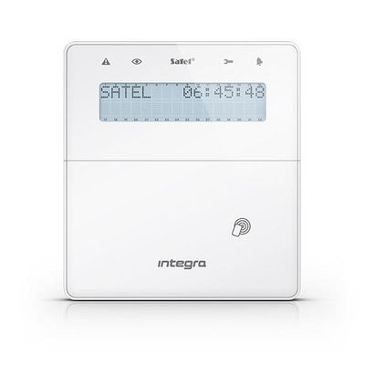 Product Πληκτρολόγιο Συναγερμού Satel Lcd /Integra White/Int-Kwrl2-W base image