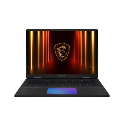 Product Laptop MSI 18" Titan 18 Hx Ai A2Xwjg / Core Ultra / U9-285Hx / 64Gb / SSD 6Tb / Nvidia Geforce Rtx 5090 / 24Gb / Win11Pro / Black (Titan18Hxaia2Xwjg-492Nl) base image