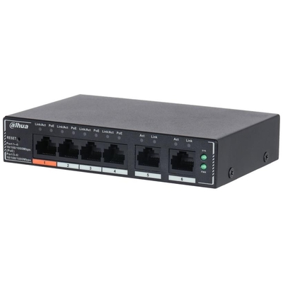 Product Network Switch Dahua Dh-Sg4006P / Type L2 / Ports 4 / 60W / Sg4006P base image