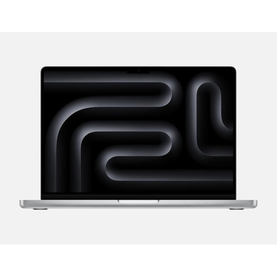 Product Laptop 14.2" Apple Macbook Pro / Apple M3 Pro / 18GB / SSD 1TB / 18-Core Gpu / Eng/Rus / Macos Sonoma / Silver / (Mrx73Ru/A) base image