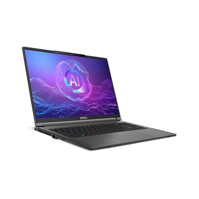 Product Laptop 16" MSI / Creator / A16 Ai+ A3Xvgg / Ryzen Ai 9 / 32GB LPDDR5X / SSD 2TB / Nvidia Geforce Rtx 4070 / 8GB / Win 11 Pro / Grey / (Crea16Ai+A3Xvgg-231NL) base image