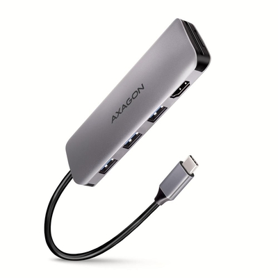 Product USB Hub Axagon I/O Usb-C 5In1/0.2M Hmc-Hcr3A base image