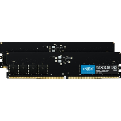 Product Μνήμη RAM Σταθερού DDR5 128GB Crucial 5600/Kit2 Ct2K64G56C46U5 Crucial base image