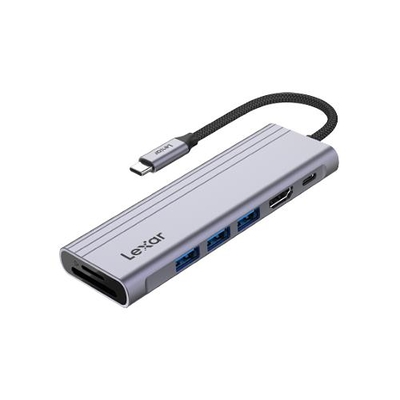 Product USB Hub Lexar I/O USB-C 7-In-1/H31 Lpah31N-Rnhng base image