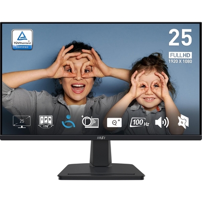 Product Monitor 24.5" MSI Pro Mp251 / Business / IPS / 1920X1080 / 100 Hz / Speakers / Black / Promp251 base image